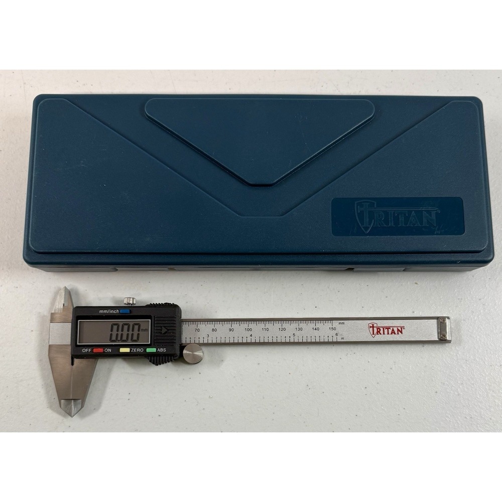 Tritan digital caliper 0-150mm With Case Micometer EUC *TESTED*